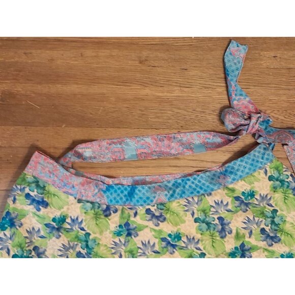 Womens Size XL Boho Silky Flowy Lightweight Summer Casual Floral Maxi Wrap Skirt - Picture 3 of 5